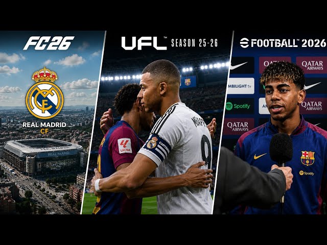 "I Played the Same Match in eFootball, FC26 & UFL... The Difference Is Insane"