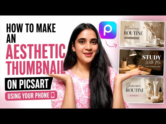 HOW TO CREATE A THUMBNAIL ON PICSART 🔥| HOW TO EDIT A THUMBNAIL USING PHONE