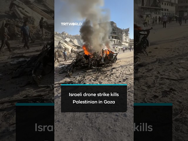 Israeli drone strike kills Palestinian in Gaza