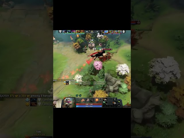 "OH NO!" - Tobi griefed watson's TP 😦#dota2shorts #shorts #dota2clips