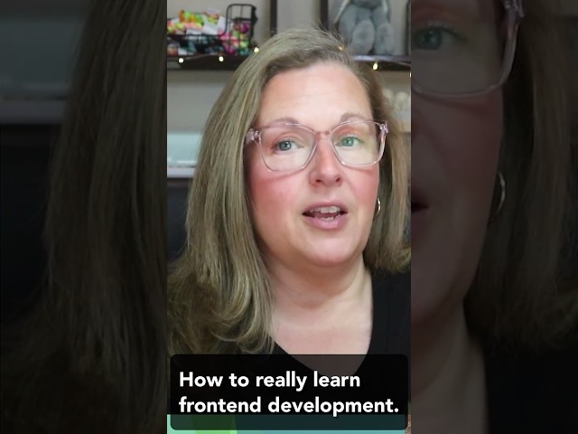 How to really learn frontend development #shorts #frontenddev