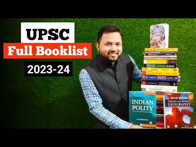 UPSC Complete Booklist 2023-24 | IAS Booklist for 2023-24 | IAS Best Books