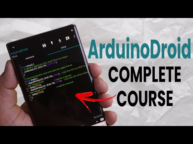 How to Use ArduinoDroid Application in Android | ArduinoDroid App For Beginners