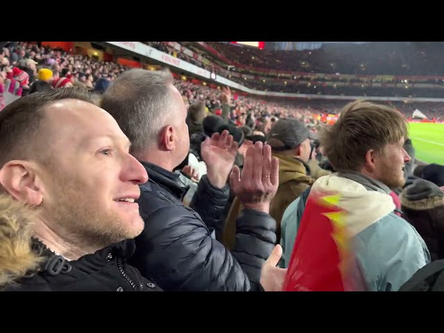 Eddie Nketiah Scores Against Man Utd at The Emirates!