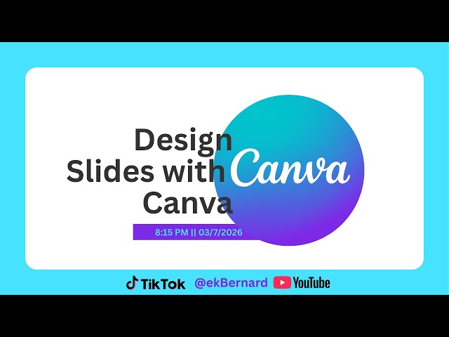 How To Create Slides Using Canva