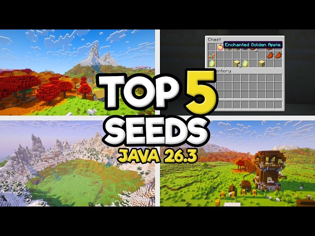 Top 5 AWESOME NEW MINECRAFT SEEDS For Minecraft 26.3! (Wilderness Bound Update)