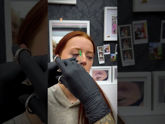 NOSE PIERCED 😱 FULL PROCESS