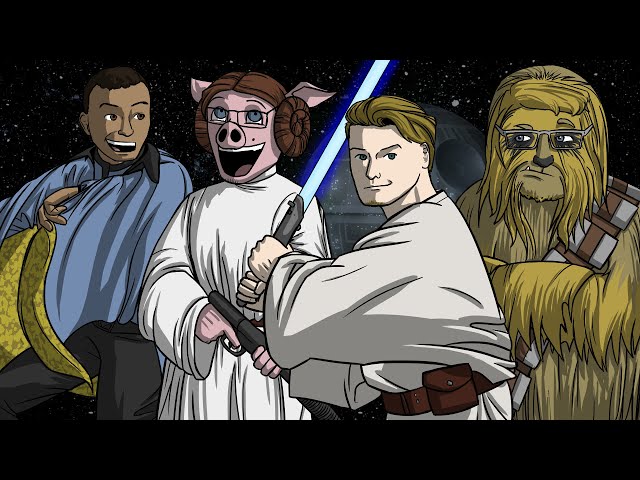 Star Wars Deathrun Funny Moments: TRICKING TERRORISER AND THE ULTIMATE JEDI FORCE MASTER DUEL!