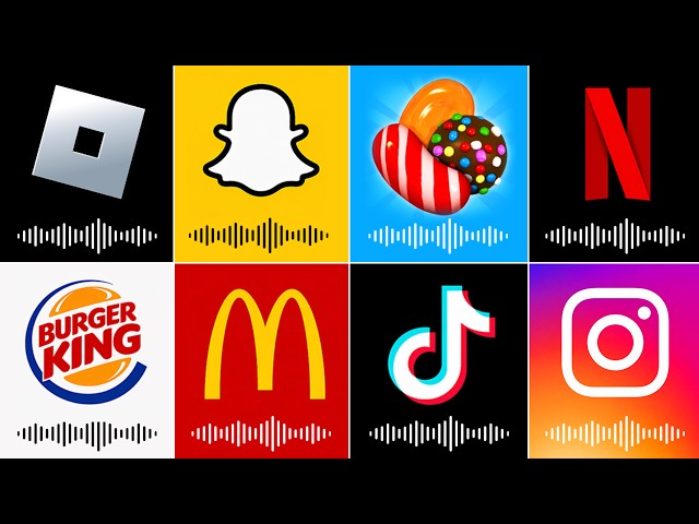 Guess The Logo Sound 🥇🍏🔊 McDonald’s, TikTok, Netflix 🤯 ~ Ultimate Audio Logo Quiz