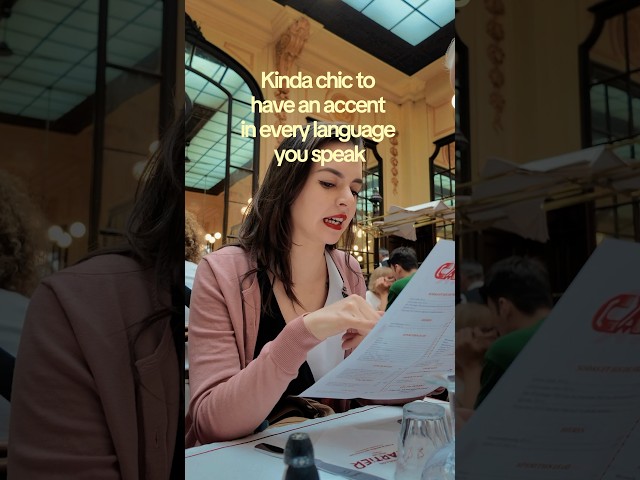 POV: you're chic with an accent in every language you speak 🇫🇷 #french #languagelearning #shorts