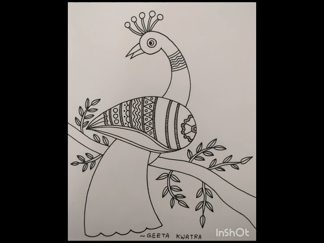 "Watch Full Madhubani Peacock Tutorial"@geetakwatra699