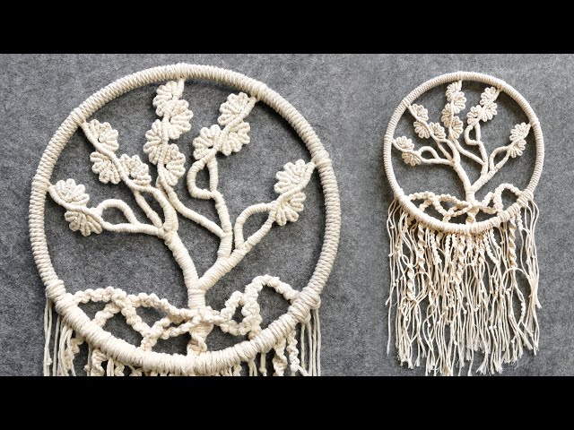 DIY Tree Of Life Macrame Wall Hanging Tutorial