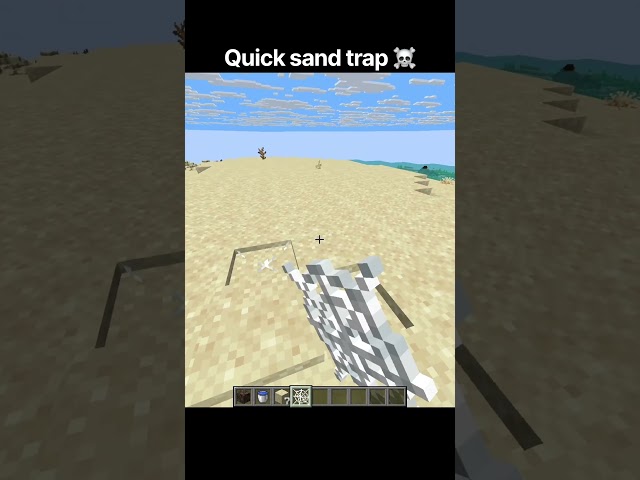 Quick sand trap ☠️
