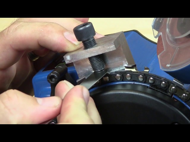 Measure Cutter And Raker Gap With A Feeler Gauge (11/13)