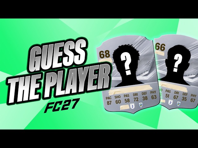 GUESS THE PLAYER BY THE FC27 RATINGS! 🎮⚽️