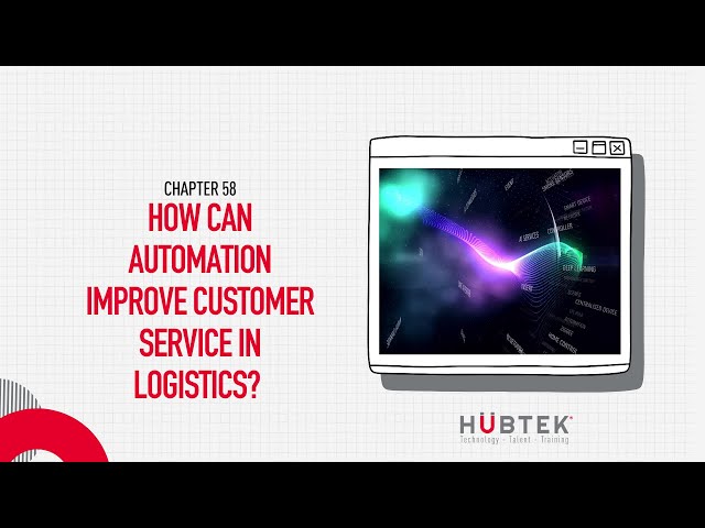 How can automation improve customer service in logistics