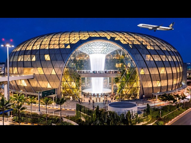 World's Best Singapore Changi Airport Full Tour | Overnight in Jewel Changi Airport | Travel Vlog