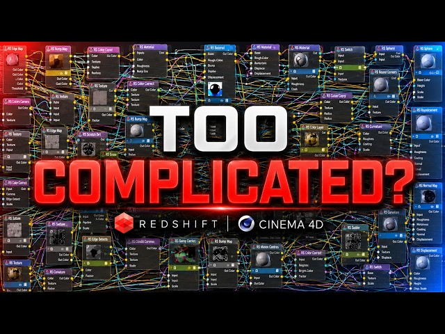 Cinema 4D’s Material Nodes Are Getting TOO Complicated