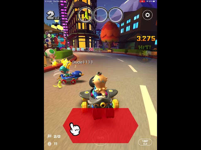 Mario kart tour multiplayer has no lag at all #shorts