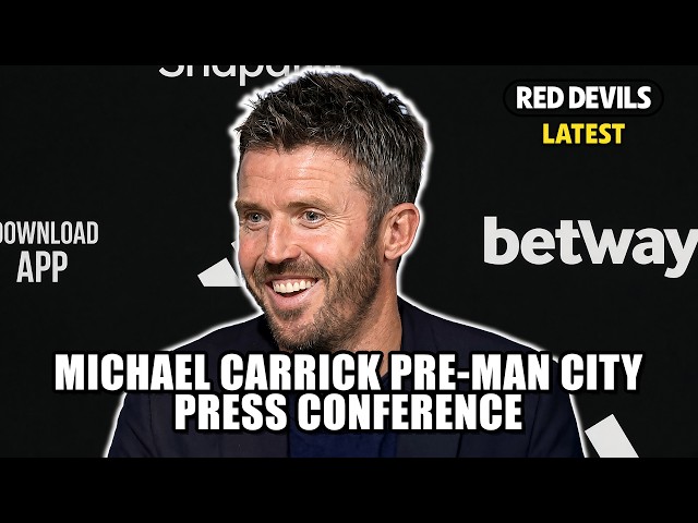 Michael Carrick on Rashford, Sesko and derby expectations | Manchester United v Manchester City