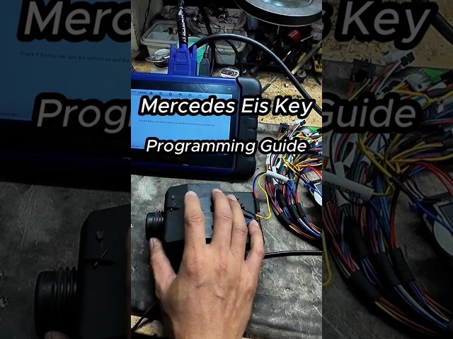 Mercedes EIS Key Test on Bench | Quick Demo – Subscribe for Full Tutorials! #ecurepair #learning