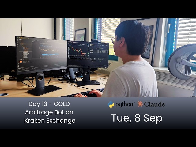 Live Algorithmic Trading with Python and Claude Code - Day 13: Arbitrage on Kraken