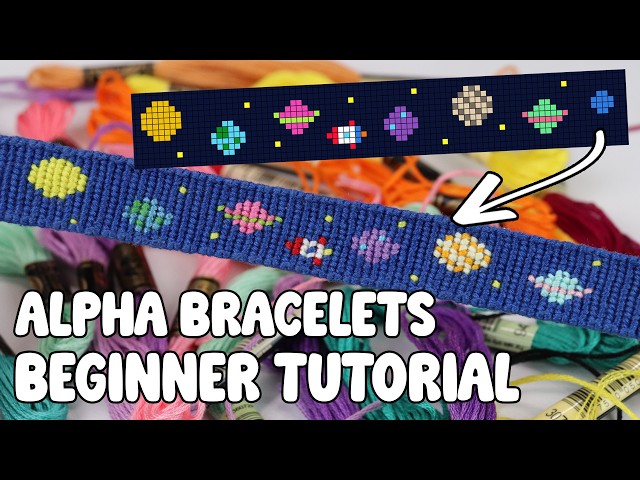 How to make Alpha friendship bracelets - Beginner tutorial!
