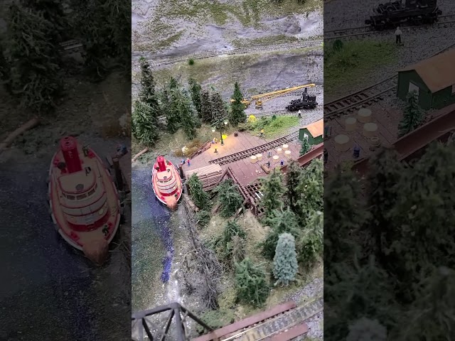 Real water used in N Scale Layout - Edmonton Train show 2026