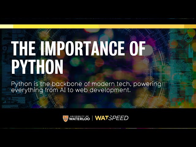 The importance of Python with course author Carmen Bruni