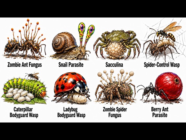 Every BIZARRE Parasite Explained