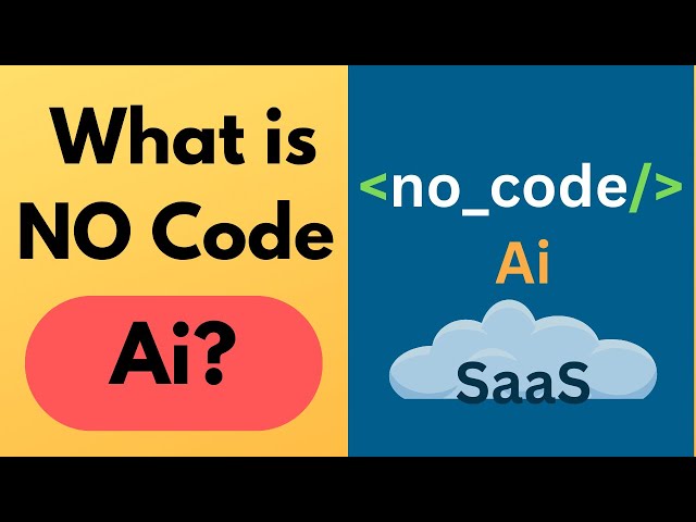 What is NO Code AI SAAS ?