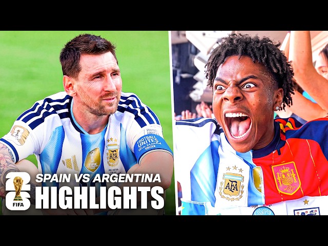 iShowSpeed Argentina vs Spain Highlights  | 2026 FIFA World Cup™
