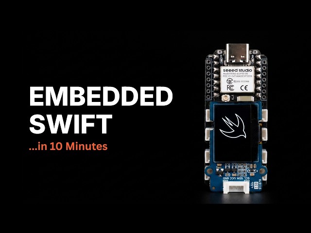 Embedded Swift on the XIAO ESP32-C6: A Tilt-Controlled OLED Demo