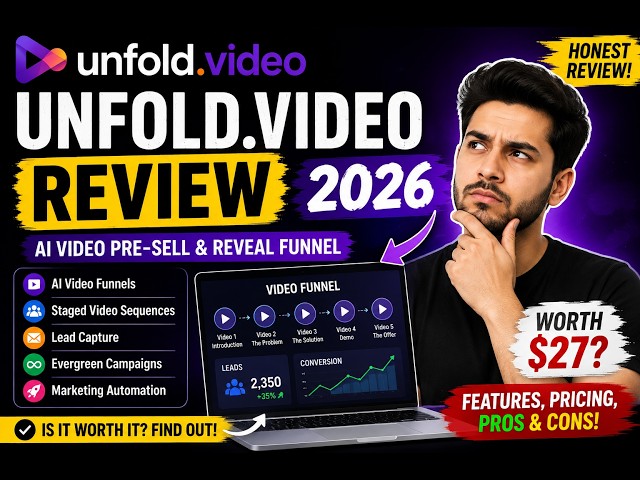 Promote UnfoldVideo – The AI Pre Sell Machine That Multiplies Sales