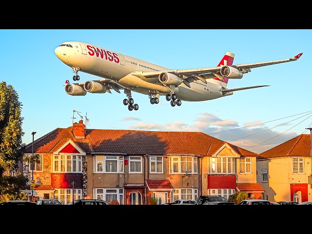 300 AIRPLANE TAKEOFFS & LANDINGS ✈️ London Heathrow Airport 🇬🇧