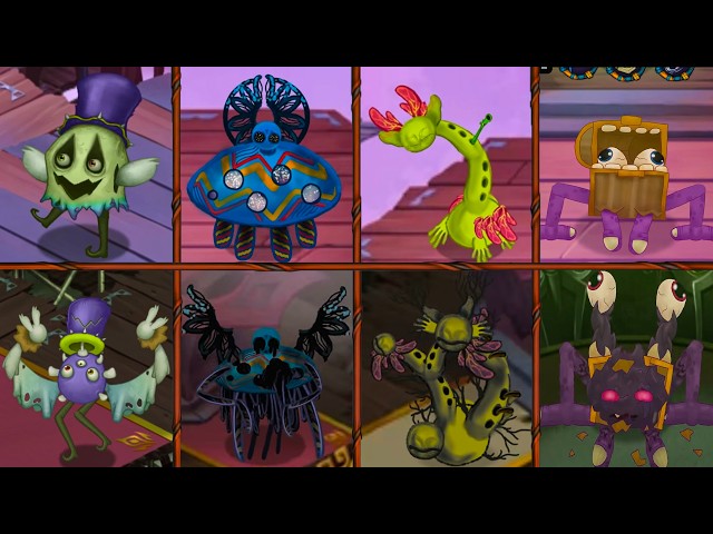 ALL Monsters Paironormal Carnival Major vs Minor Fanmade ( UP DATE ) || My Singing Monster