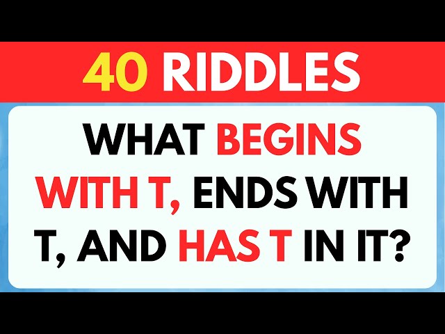 ONLY A GENIUS CAN SOLVE THESE RIDDLES 🧠✅ Brain Teasers & Riddle Quiz 🧩 #riddles #guess #games