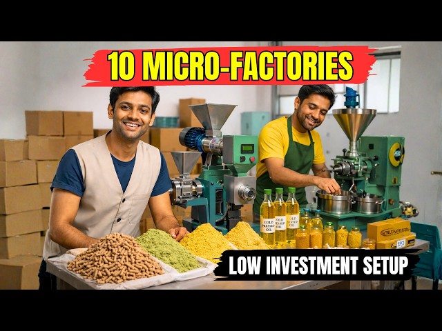 10 Small-Scale Manufacturing Ideas Every Village Needs Right Now