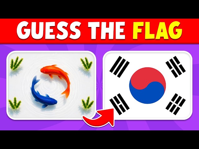 Guess the Hidden Flag by Illusion | Flag Quiz | Geography Challenge