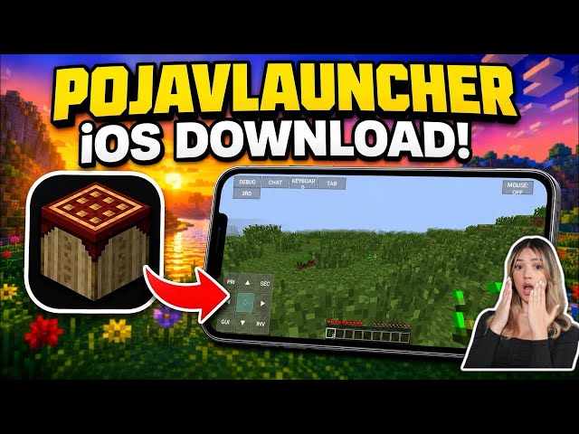 PoJav Launcher No Computer Download Tutorial ✅ Get Minecraft Java On Your Phone! (iOS/Android)