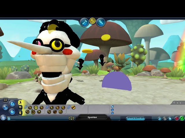 spamton but as a beautiful little creature made in spore
