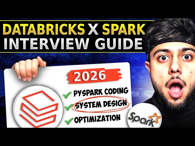 Databricks X PySpark INTERVIEW QUESTIONS (2026 Guide) | PySpark Real-Time Scenarios