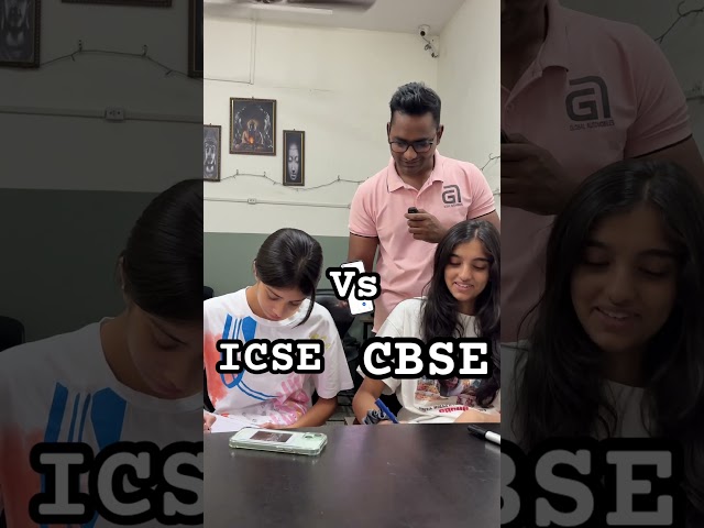 CBSE vs ICSE #education