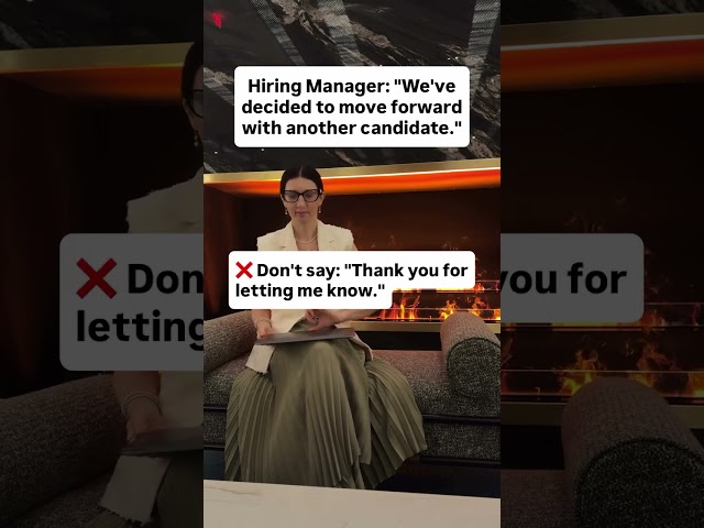 🚀 Hiring Manager POV: How to respond to a rejection so they remember you for next time ⬇️ 📌 SAVE