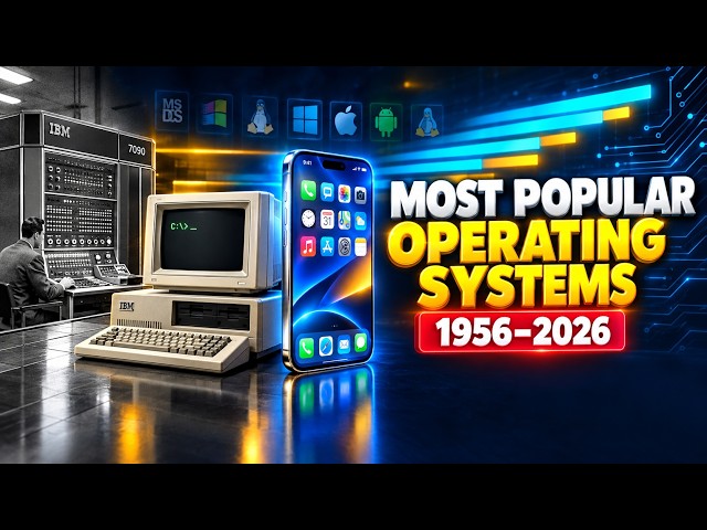 Most Popular Operating Systems in History (1956–2026) | From IBM to Android