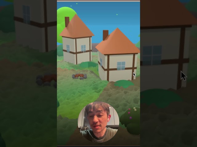 WINDSURF  + CLAUDE SONNET  3.7 to design and build a 3D GAME VILLAGE SCENE #gamedev #aigamedev