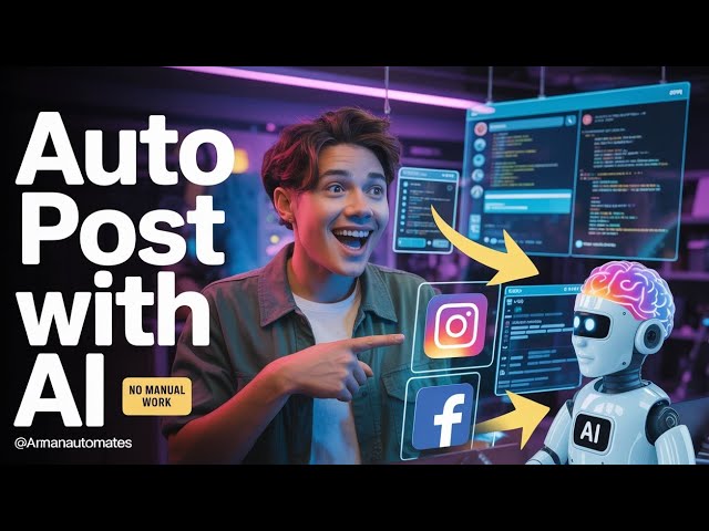 Social Media Automation With AI | Auto Post Using Meta Graph API & GitHub