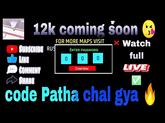 Craftland map hack code 🤯  ✅ || wait for end 🔥 || #freefire #craftland