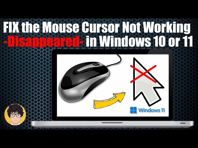 Mouse Cursor Not Working in Windows Easy FIX 2026 | My Mouse Pointer Disappeared in Windows 10 or 11