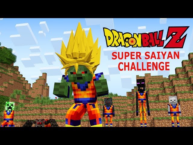 Dragon Ball Z Challenge - Super Saiyan - Minecraft Animation